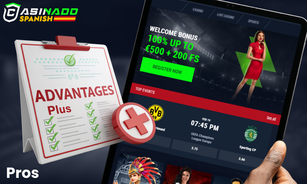 Ventajas del casino Casinado
